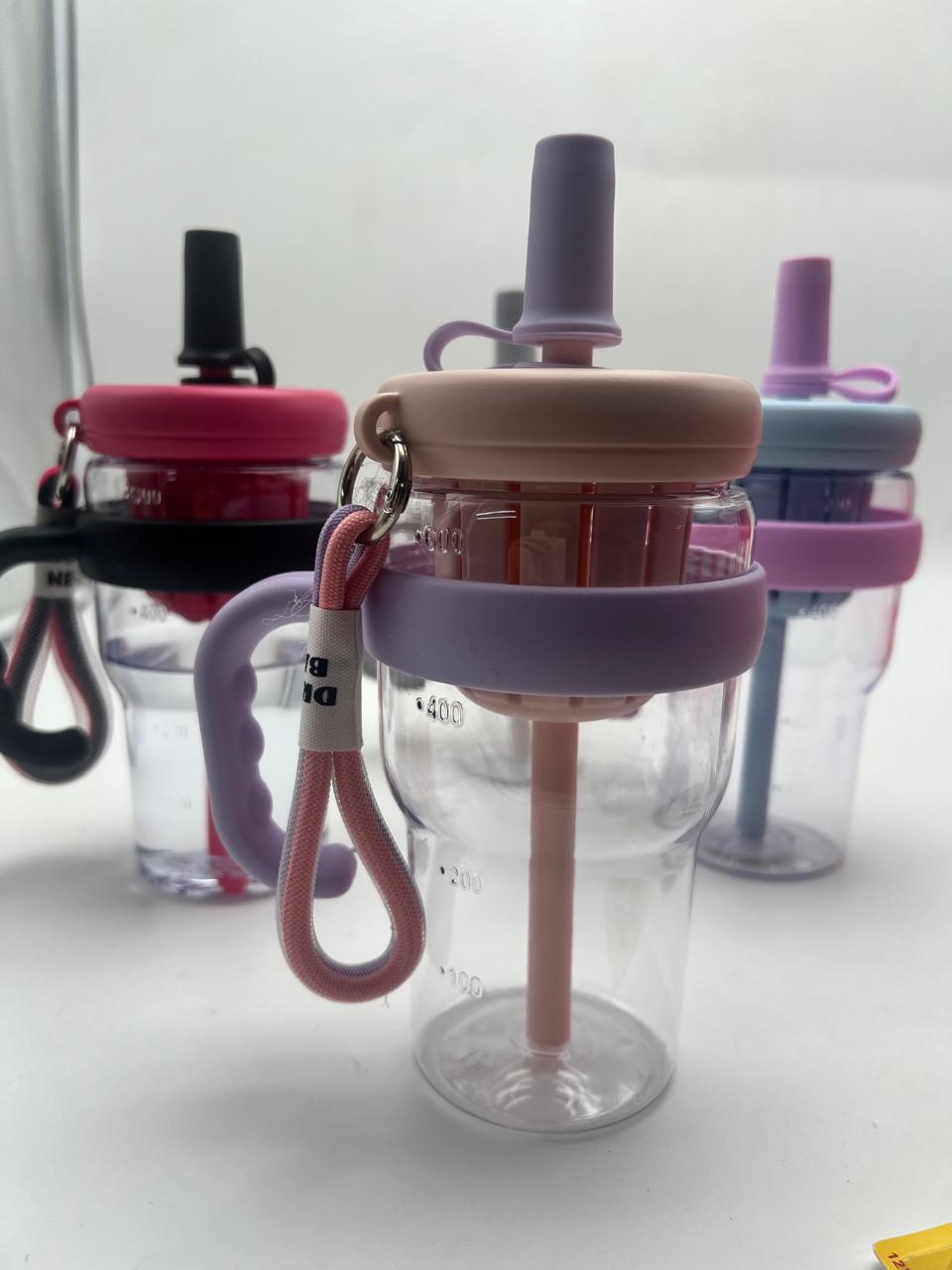 Termo con pajita 600ml