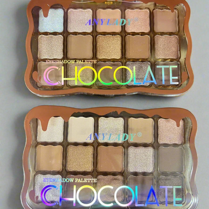 Paleta de sombra chocolate - 15 tonos