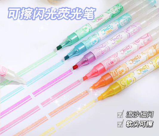 Pincel Marcador borrable 6pcs