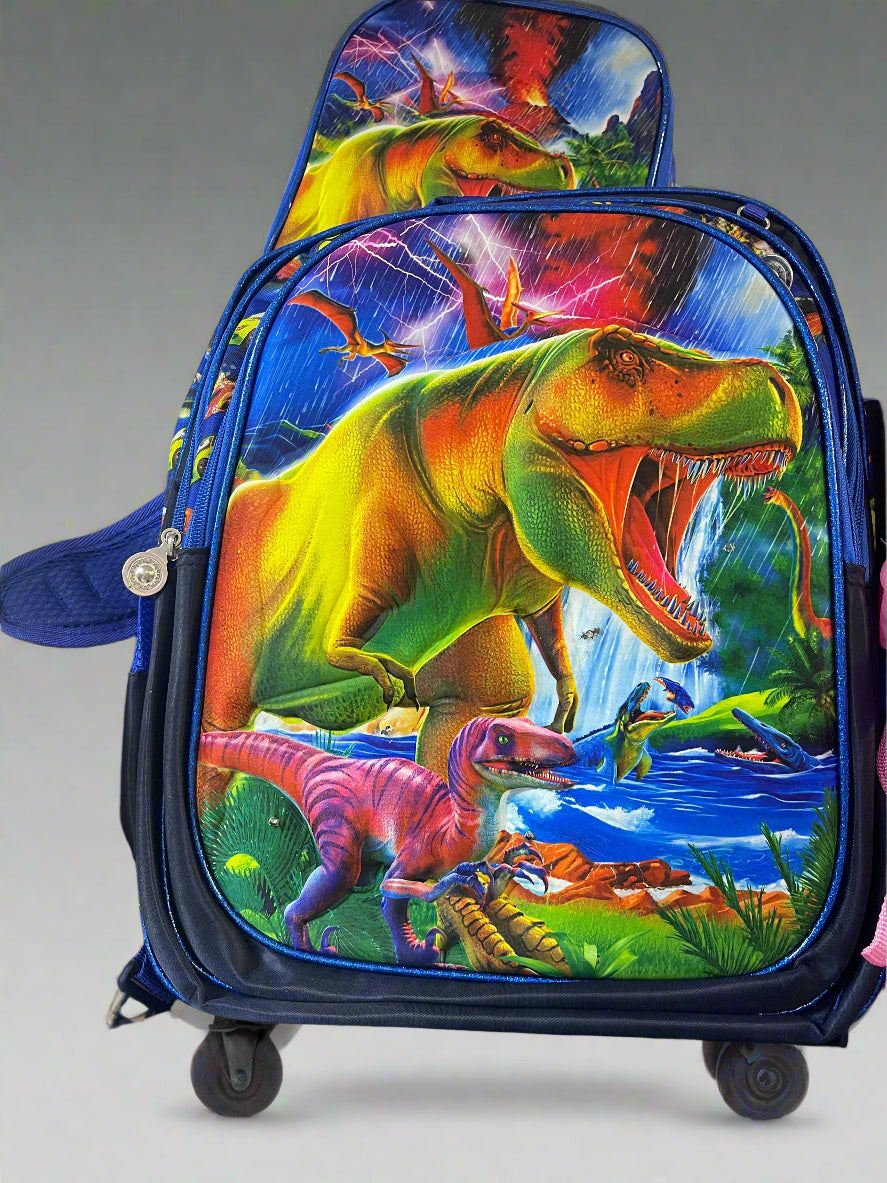 MOCHILA CON RUEDA 3 PIEZA C/LED 36297