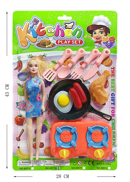 Kit cocina c/muneca blister (60712-7)