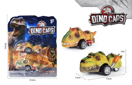 Coche friccion dinosaurio 2pc. (757-106A)