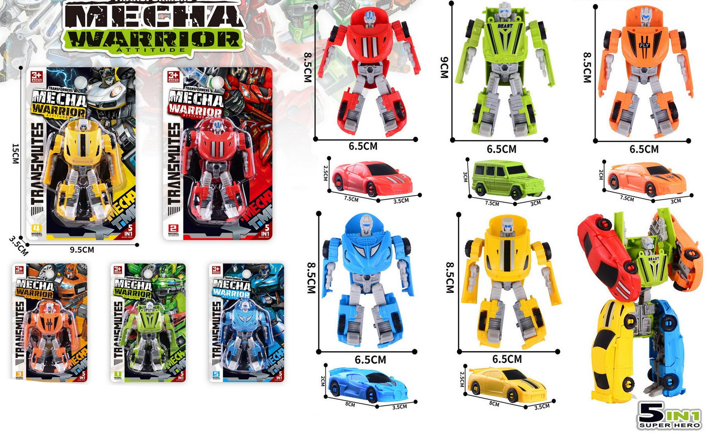 Robot transformer peq.en blister (HF777-10)